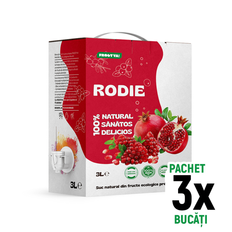 Imagine pachet promo 3x suc 100% natural rodie