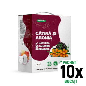 Imagine produs pachet PROMO 10 cutii suc 100% natural CATINA & ARONIA de la Frootya