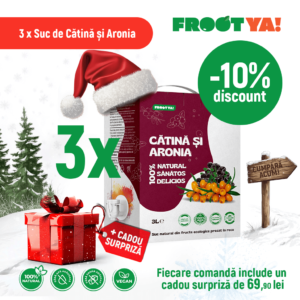 Promotie suc 100% natural catina & aronia - cadou supriza pentru fiecare 9L