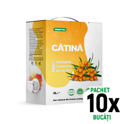 Imagine produs pachet PROMO 10 cutii suc 100% natural CATINA de la Frootya