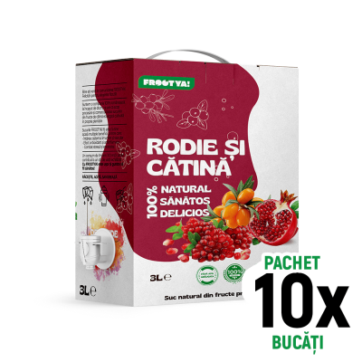 Imagine produs pachet PROMO 10 cutii suc 100% natural CATINA & ARONIA de la Frootya